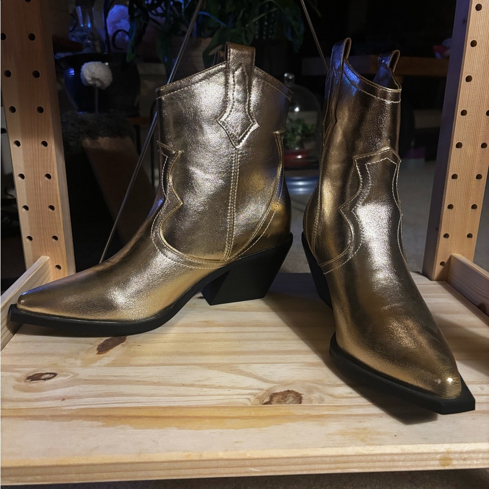 Billini Ulira Gold Metallic Boot
